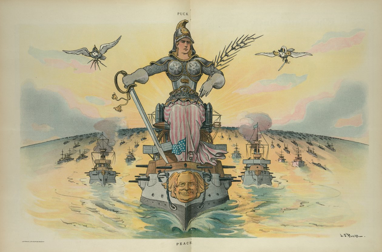 Pokój, 1905 (druk kolorowy) autorstwa John S. Pughe