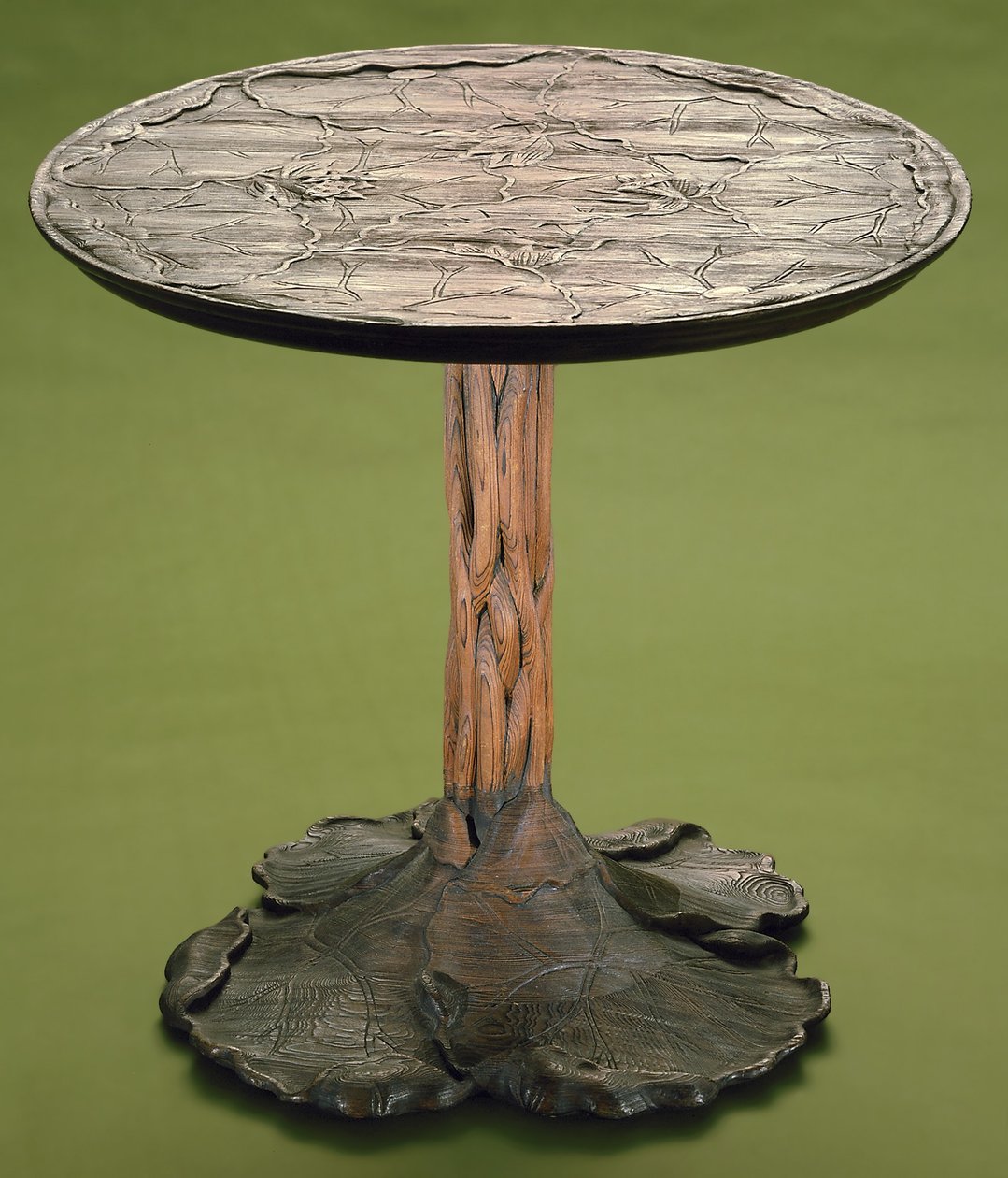 Stół Lotus, ok. 1903-07 (drewno cyprysowe) autorstwa John Scott Bradstreet