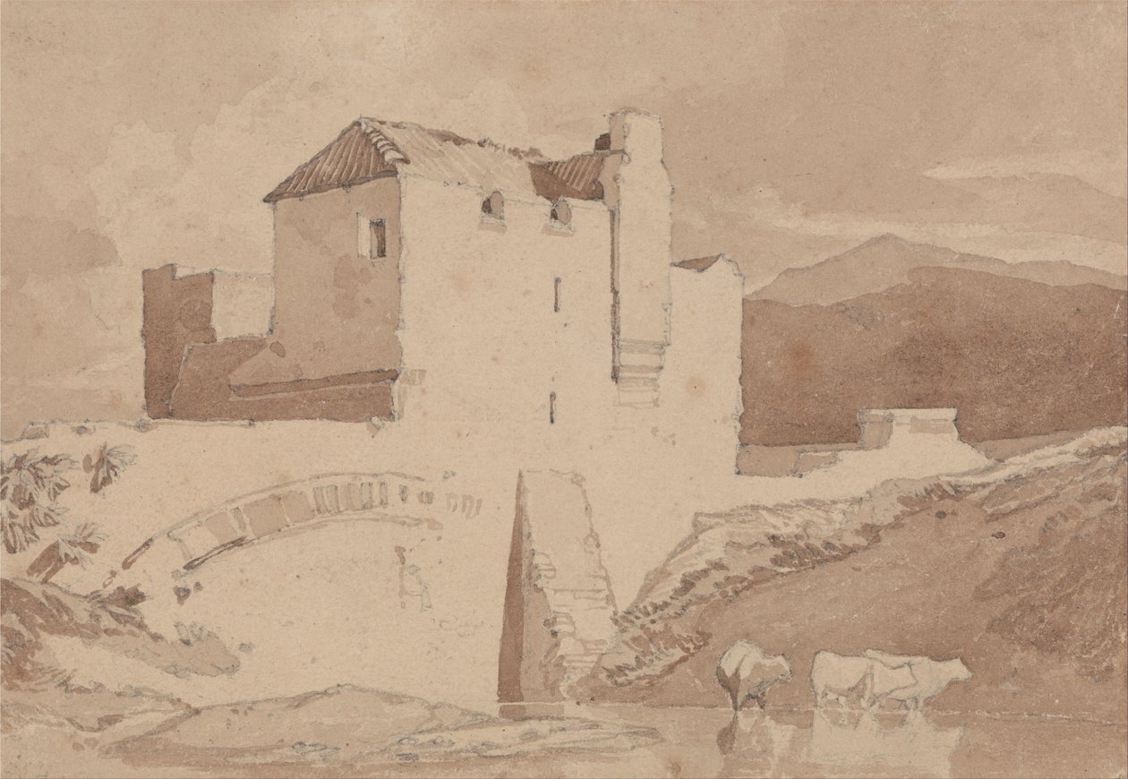 Stary budynek autorstwa John Sell Cotman