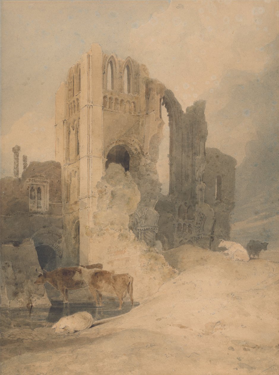 Klasztor Castle Acre, Norfolk autorstwa John Sell Cotman
