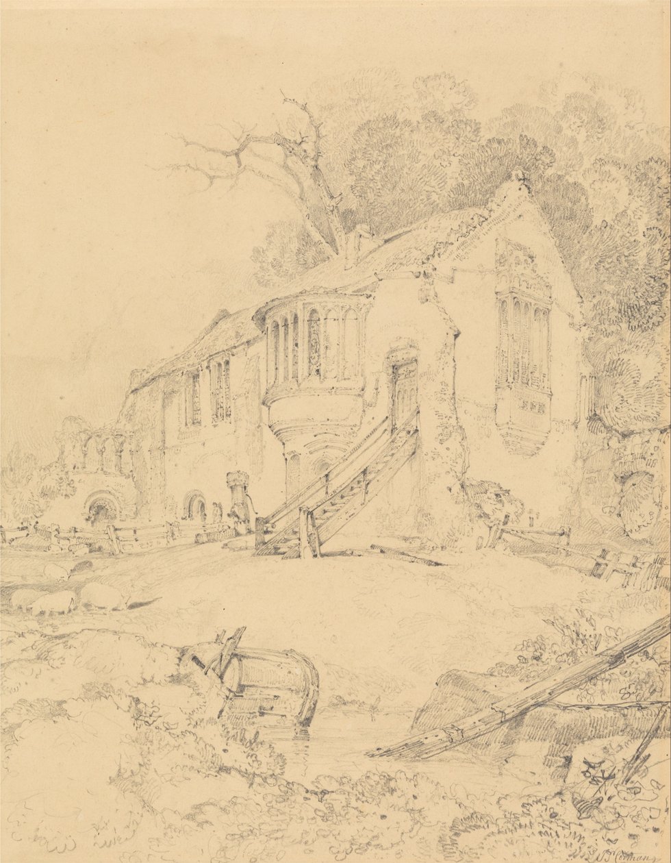 Klasztor Castle Acre, Norfolk autorstwa John Sell Cotman