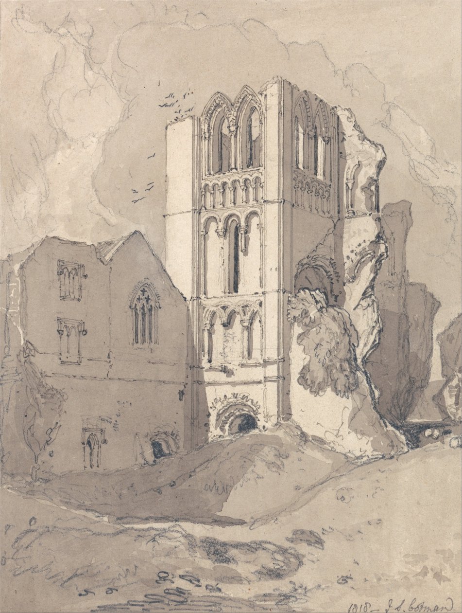 Klasztor Castle Acre, Norfolk autorstwa John Sell Cotman