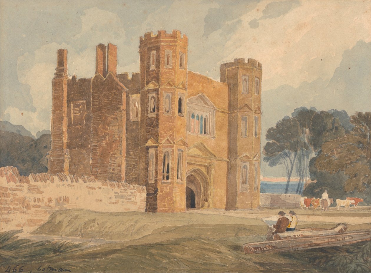 Brama, Saint Marys Wiggenhall, Norfolk autorstwa John Sell Cotman