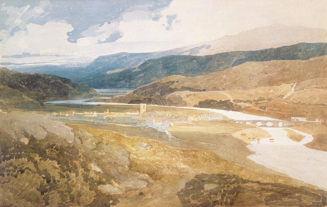 No.2303 Dolgelly, Północna Walia, 1804-05 autorstwa John Sell Cotman