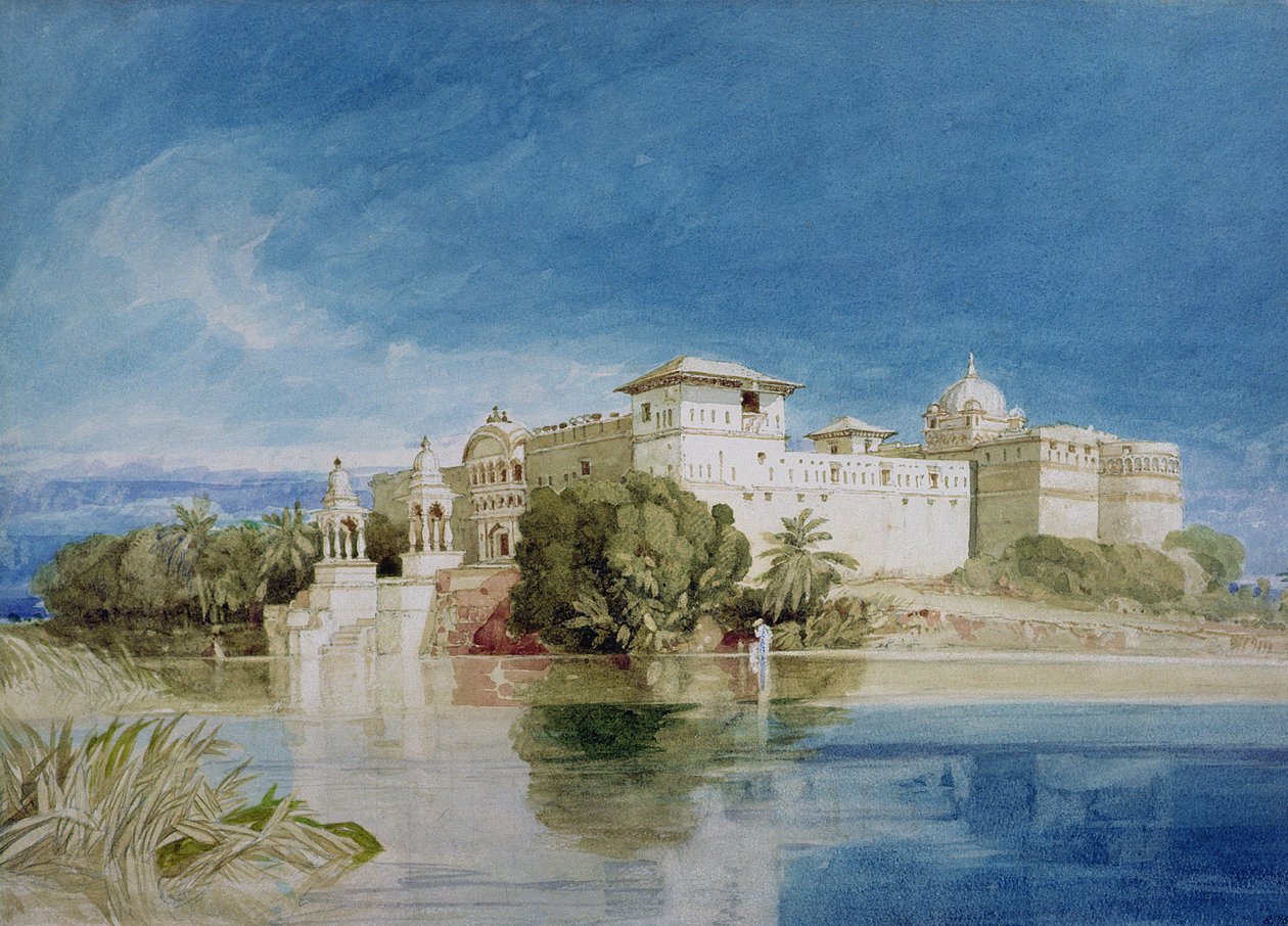 Pałac Perawa, Malwa, Indie Środkowe autorstwa John Sell Cotman
