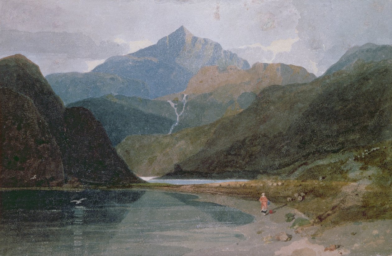 Snowdon, Północna Walia autorstwa John Sell Cotman