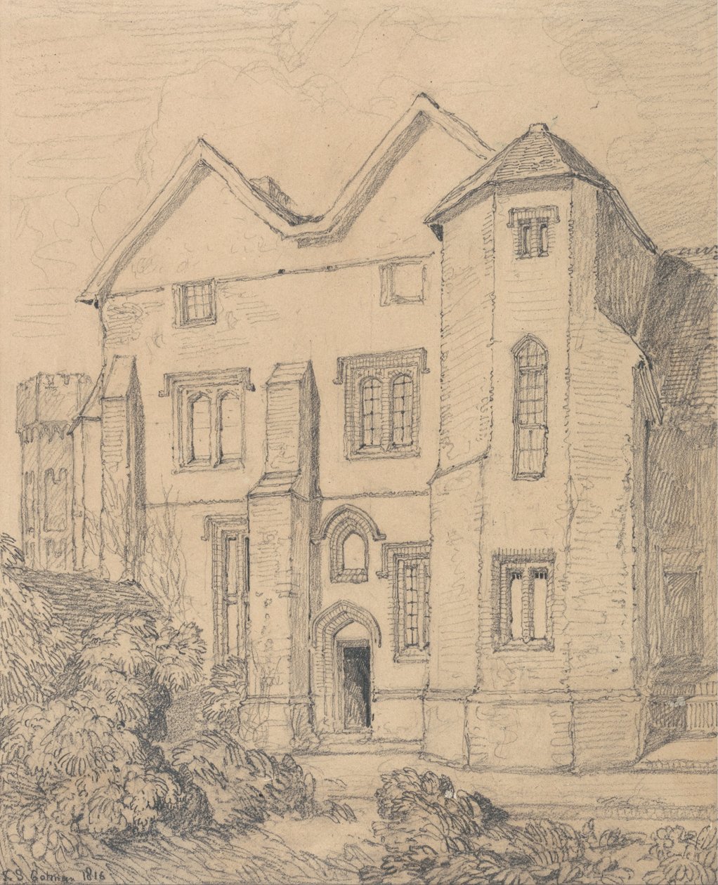 Plebania Upwell, Norfolk autorstwa John Sell Cotman