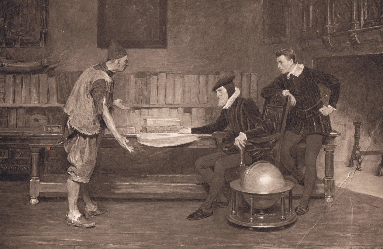 Opowieść o hiszpańskim Main autorstwa John Seymour Lucas