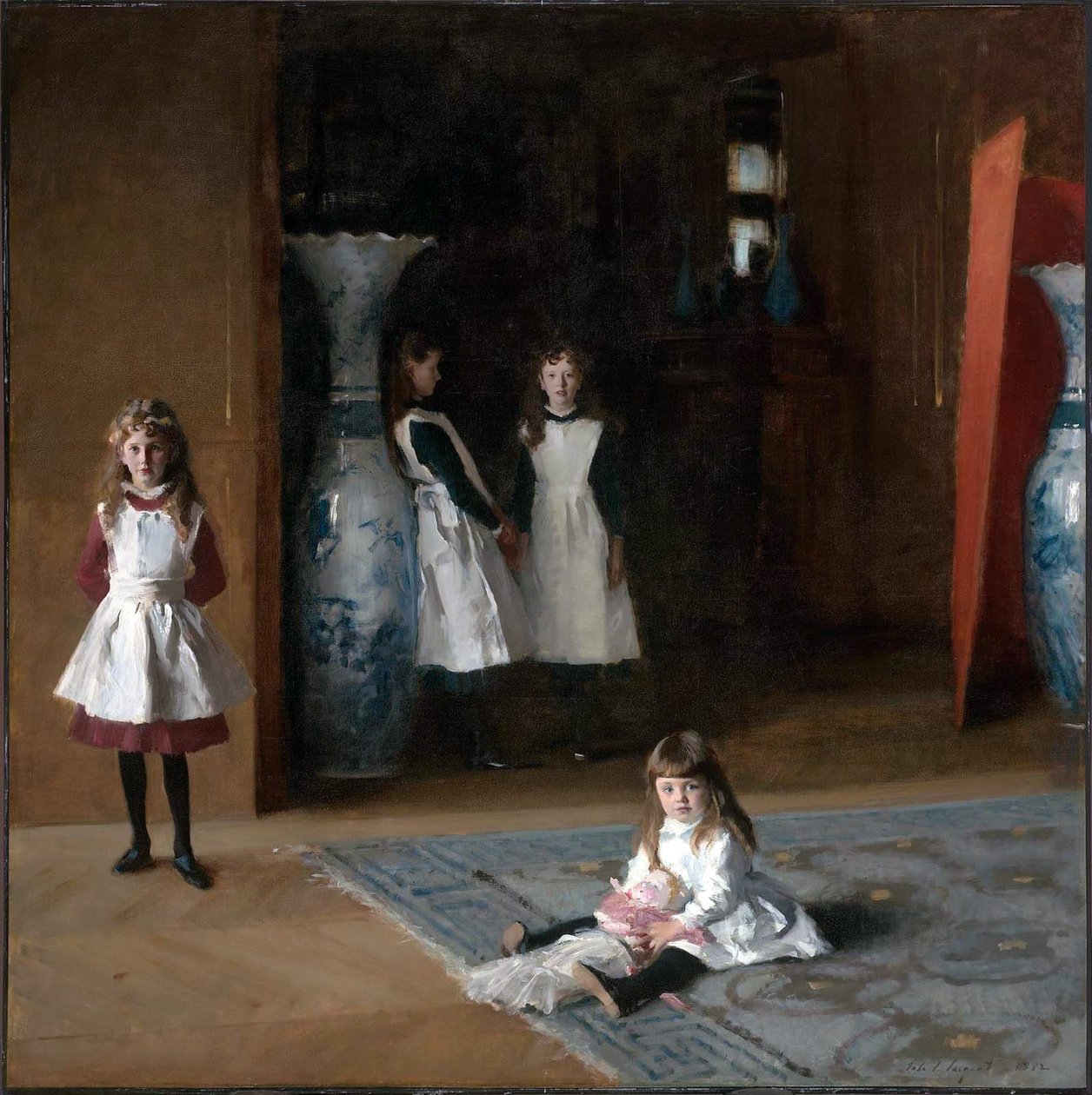Córki Edwarda Darleya BoitnDeutsch: Die Tochter BoitnTurkce: Edward Darley Boitin KzlarnFrancais: Filles dEdward Darley Boitn autorstwa John Singer Sargent