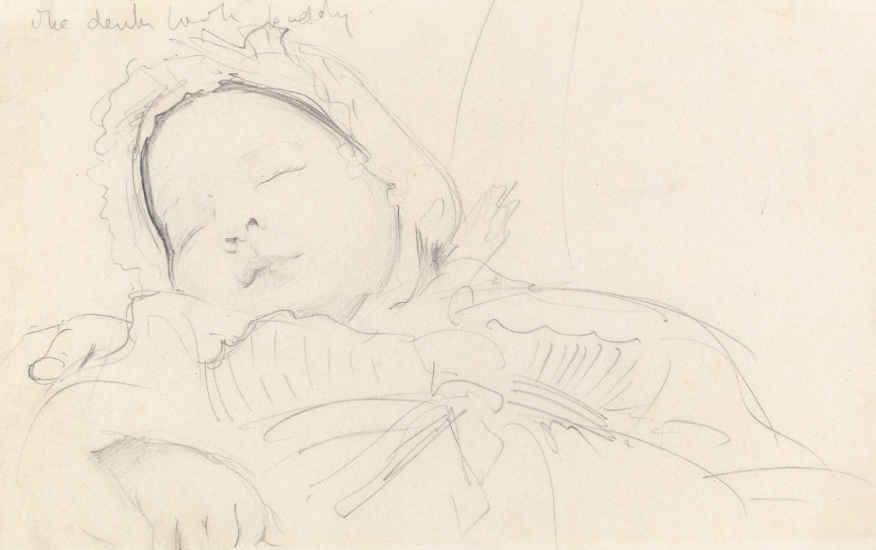 Jack Millet jako dziecko (ur.1888), ok.1888 (grafit na papierze) autorstwa John Singer Sargent