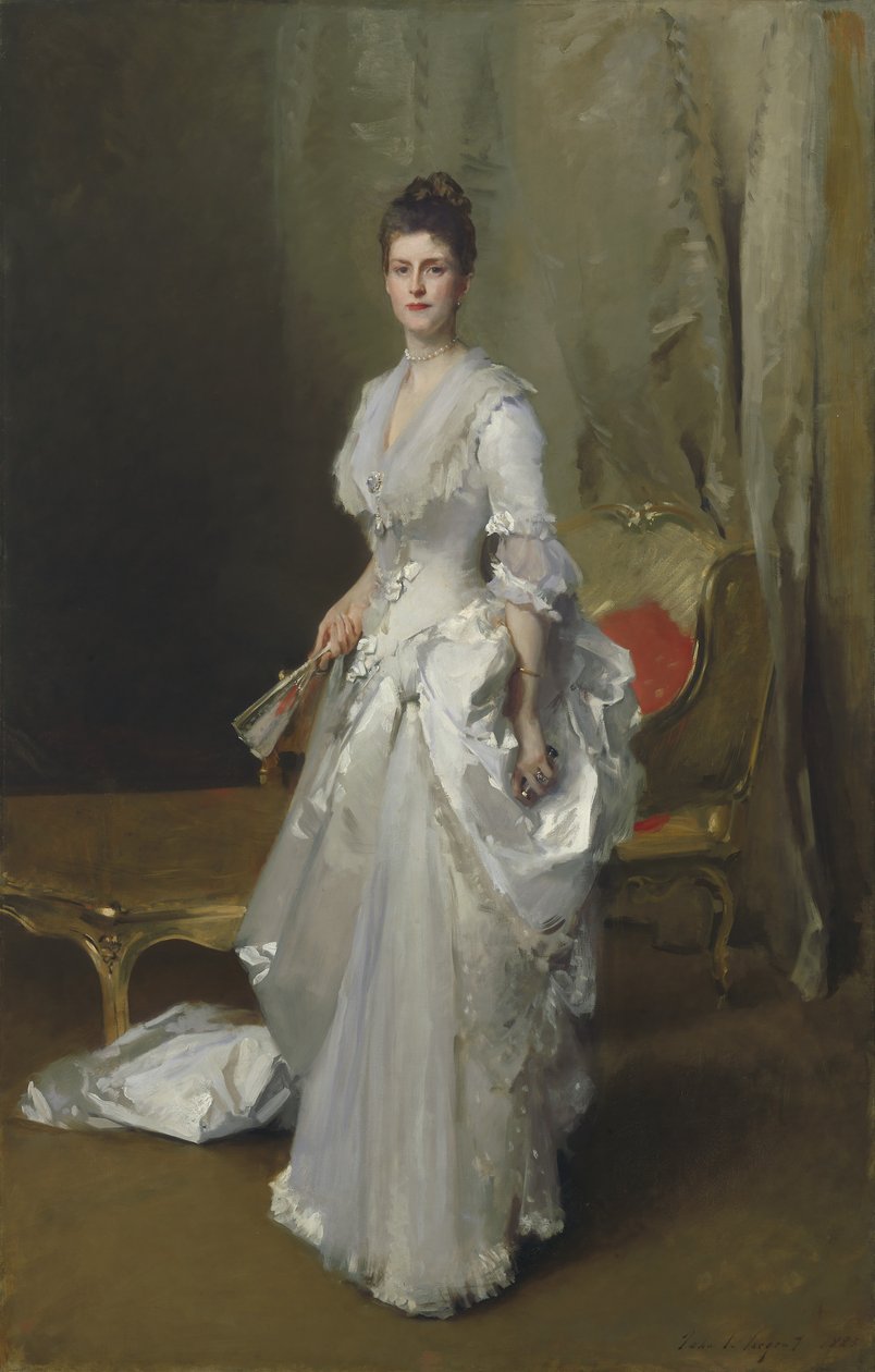 Margaret Stuyvesant Rutherfurd White, 1883 autorstwa John Singer Sargent