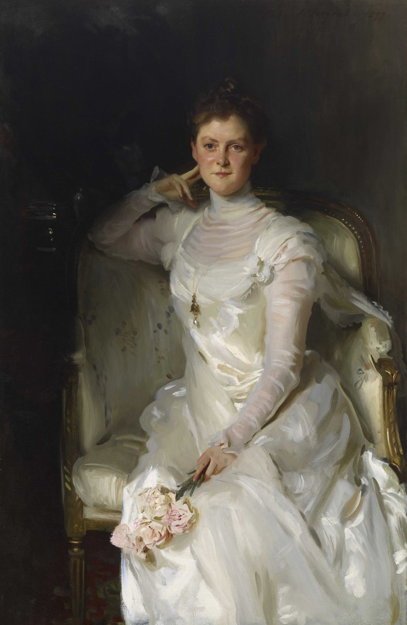 Pani Joshua Montgomery Sears (Sarah Choate Sears) autorstwa John Singer Sargent