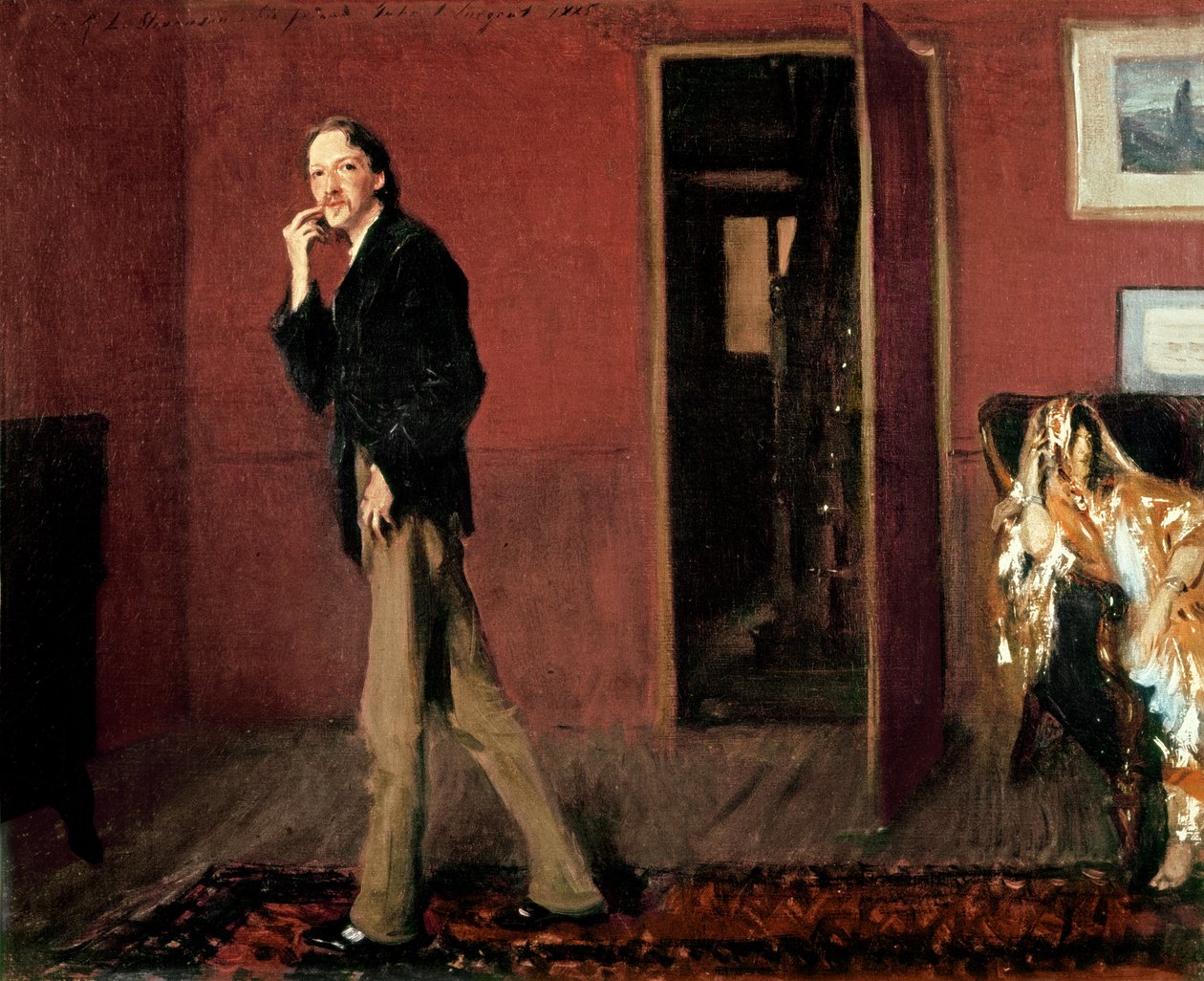 Robert Louis Stevenson i jego żona, 1885 autorstwa John Singer Sargent