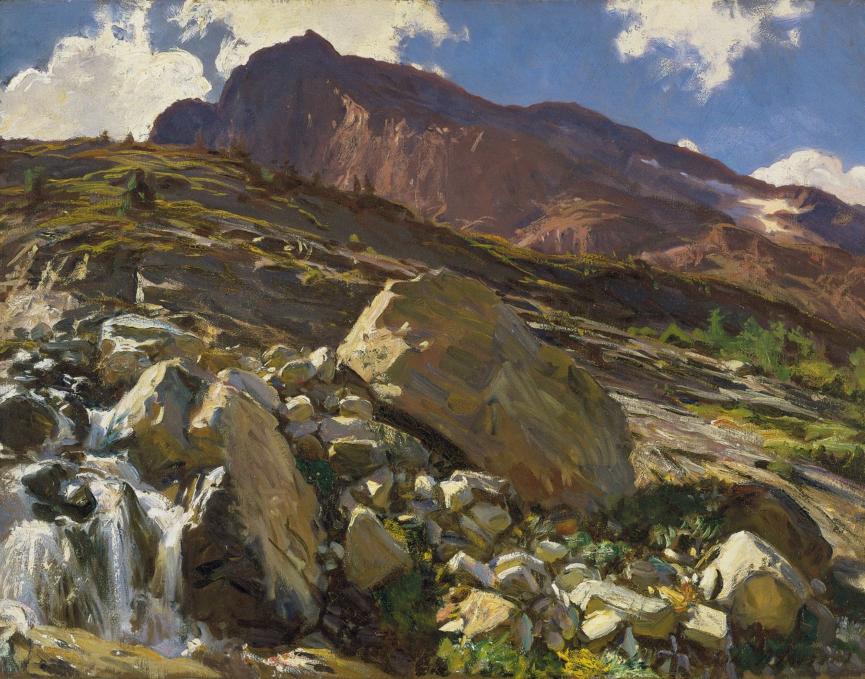 Przełęcz Simplon, 1911 r. autorstwa John Singer Sargent