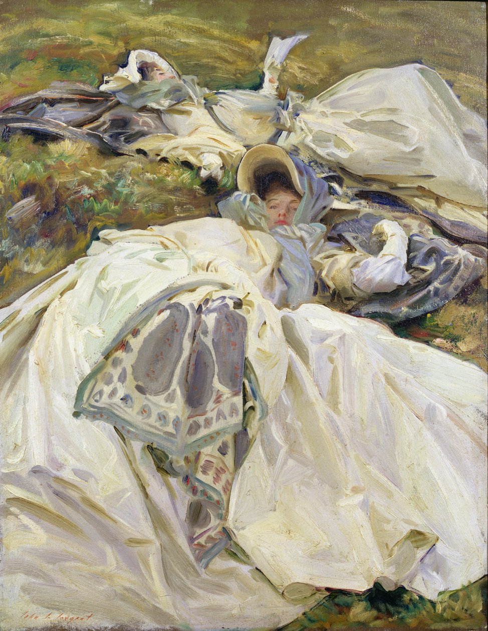 Dwie białe sukienki, 1911 autorstwa John Singer Sargent