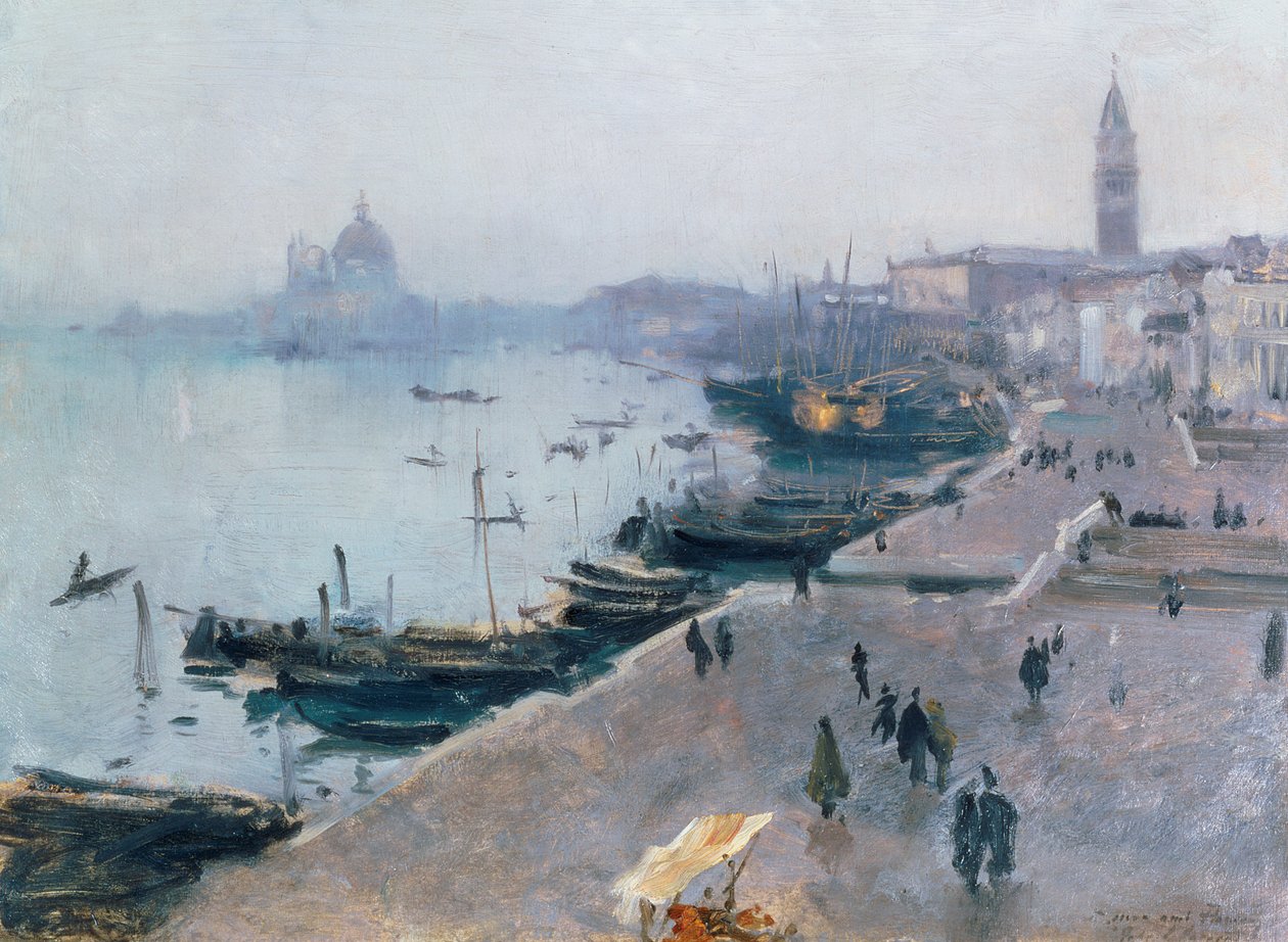 وینس په خړ موسم پولی کې autorstwa John Singer Sargent
