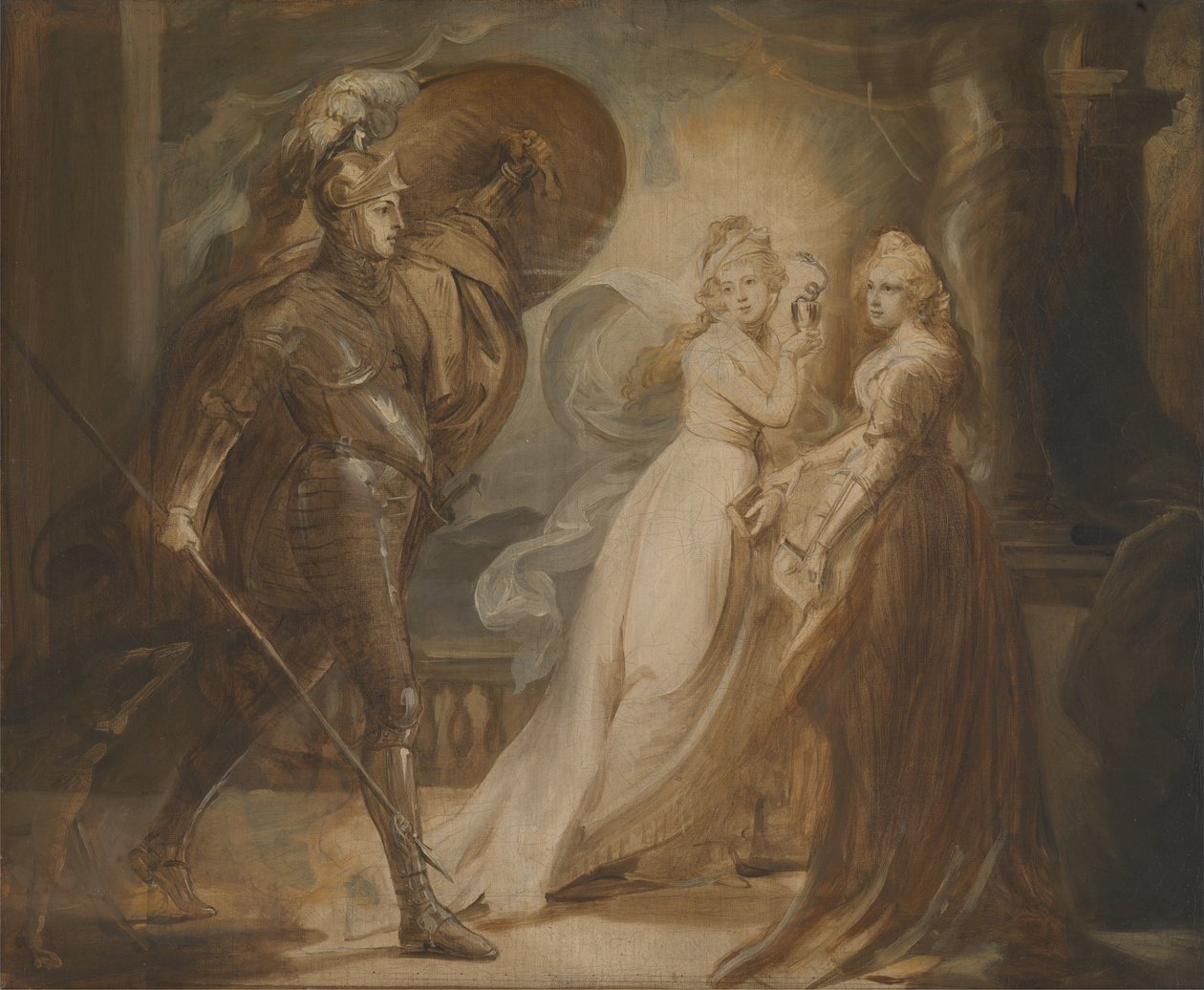 Studium dla Rycerza Czerwonego Krzyża autorstwa John Singleton Copley