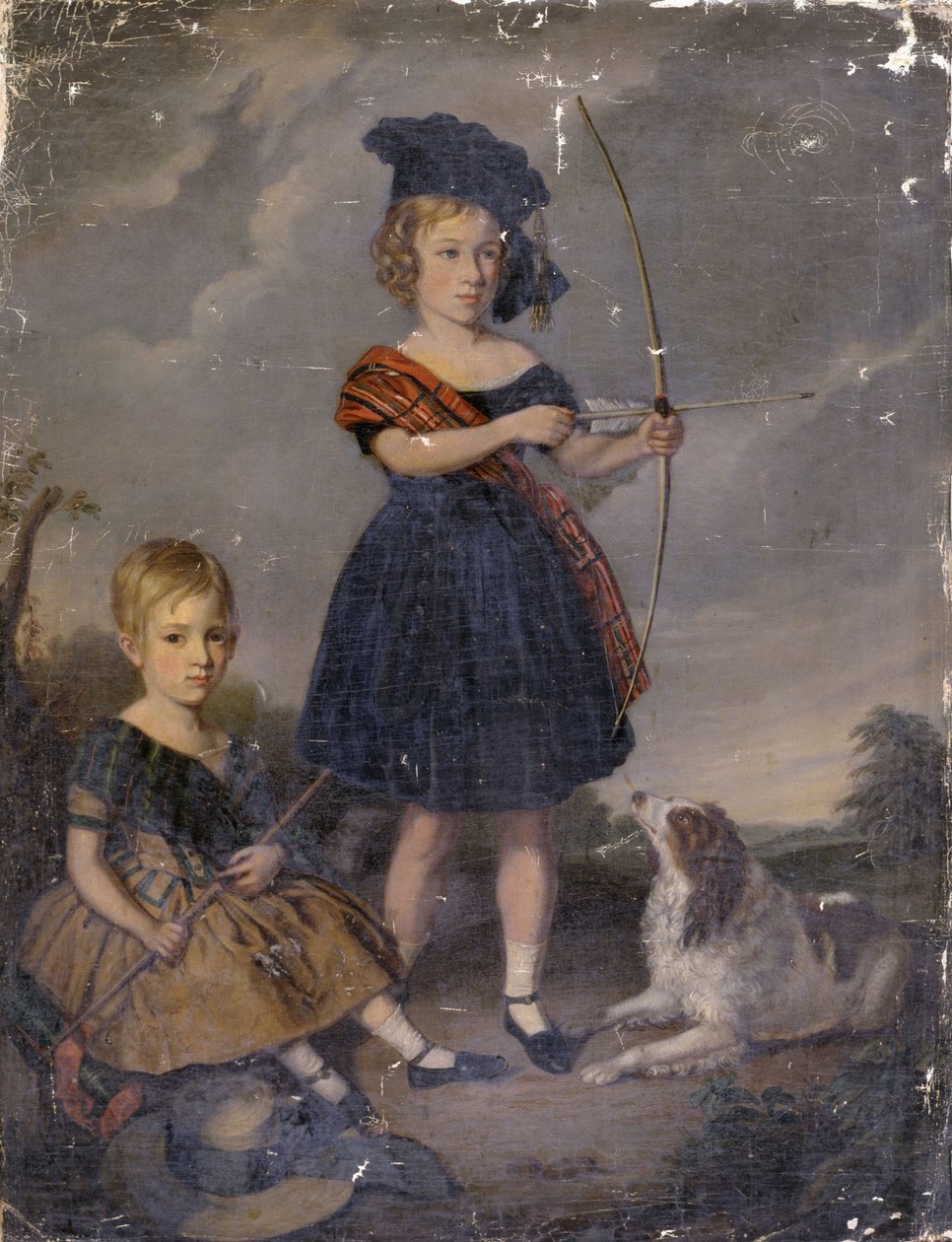zwany George i Charles Smart, synowie Jana Smarta II autorstwa John Smart II of Ipswich