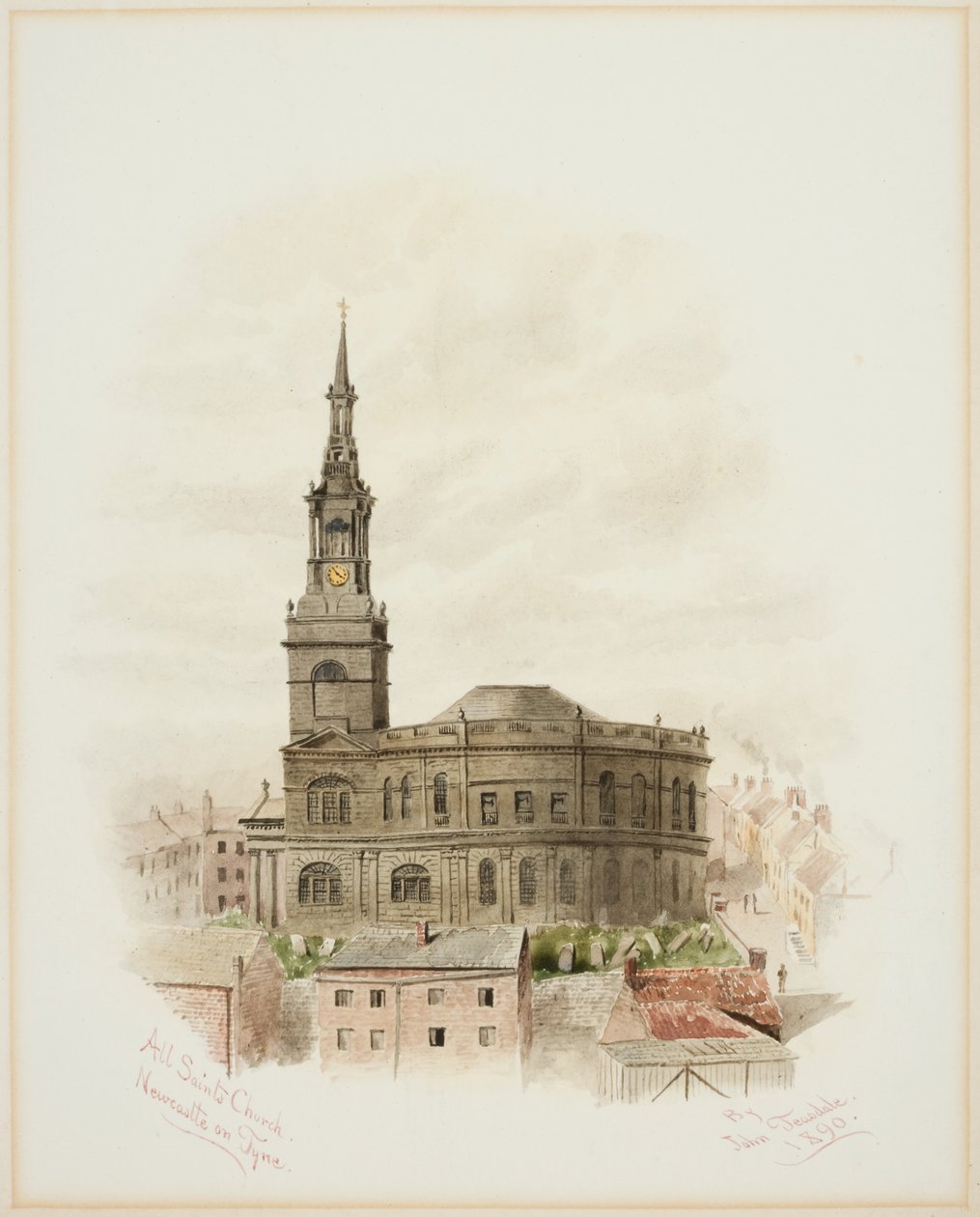 Kościół Wszystkich Świętych, Newcastle upon Tyne (kolor nadwozia) autorstwa John Teasdale