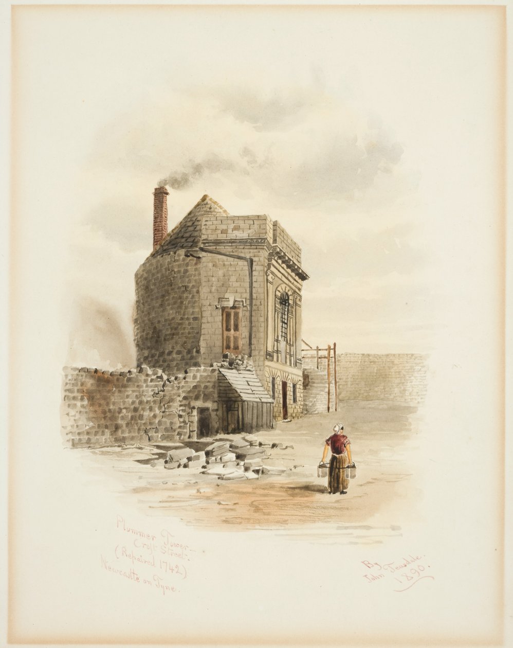 Plummer Tower, Croft Street, Newcastle upon Tyne (kolor nadwozia) autorstwa John Teasdale