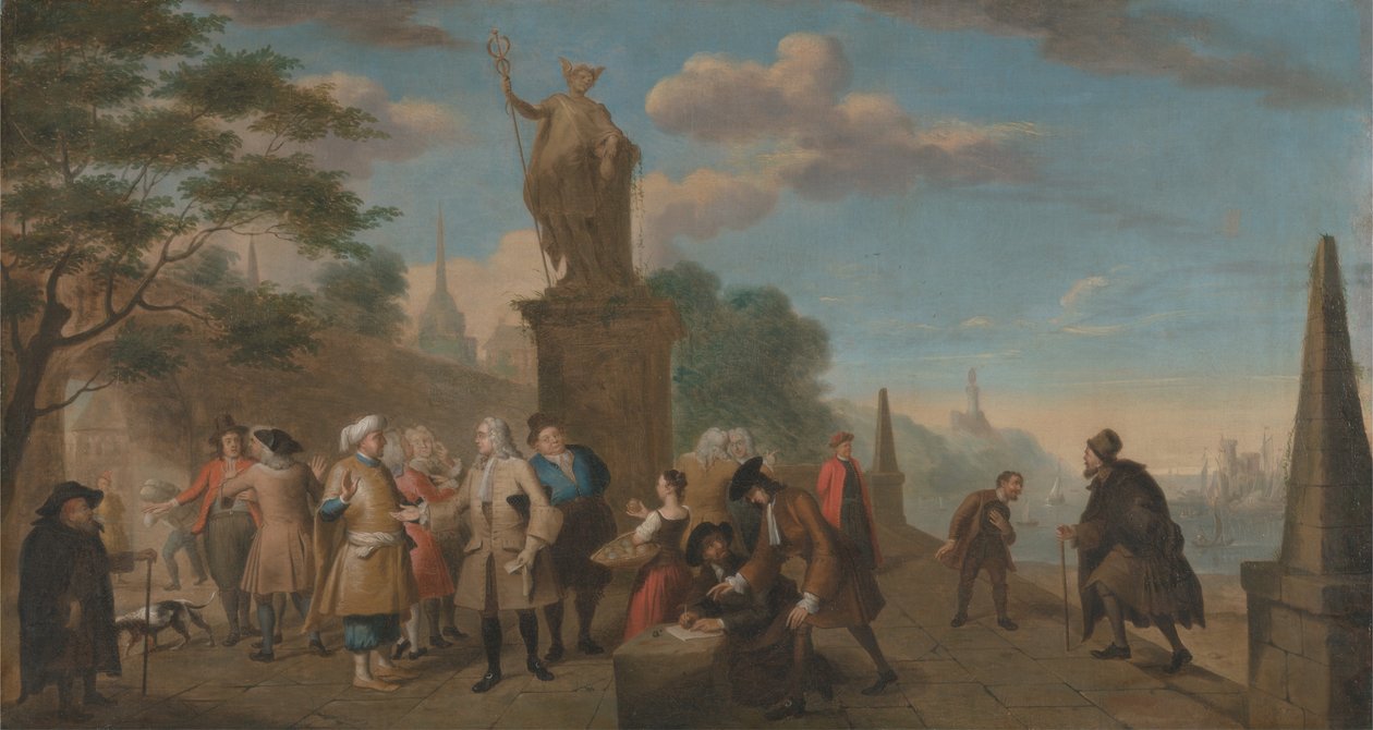 Alegoria handlu autorstwa John Theodore Heins