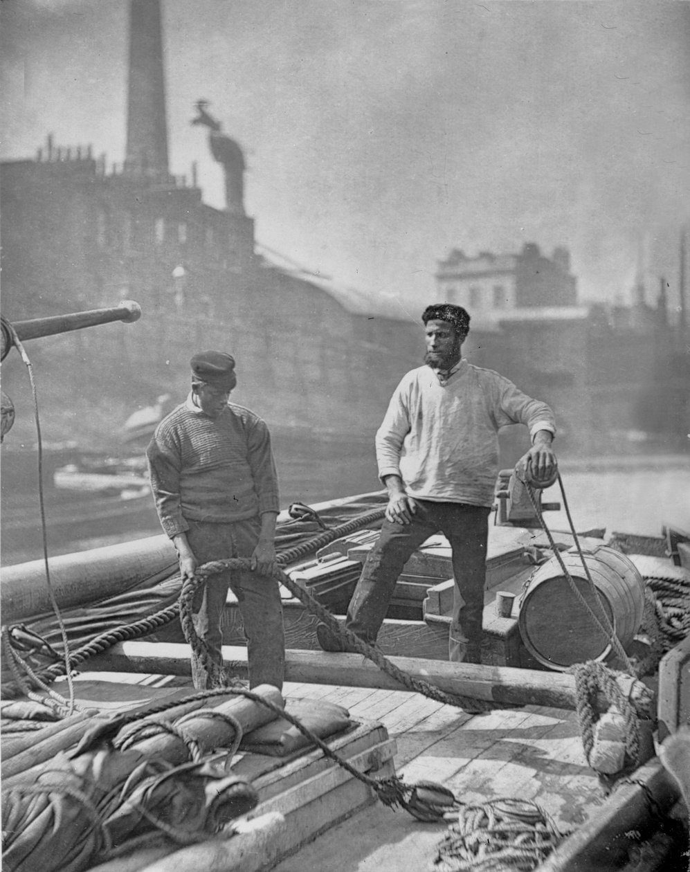 Dokerzy, z „Życie uliczne w Londynie”, 1877 autorstwa John Thomson