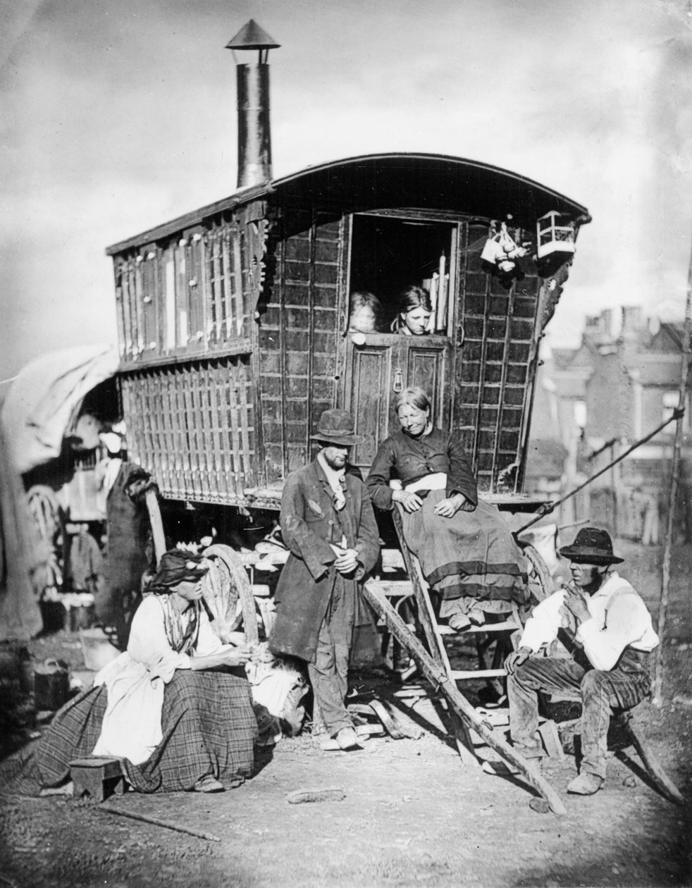 Londyńscy Nomadowie, c.1876 autorstwa John Thomson