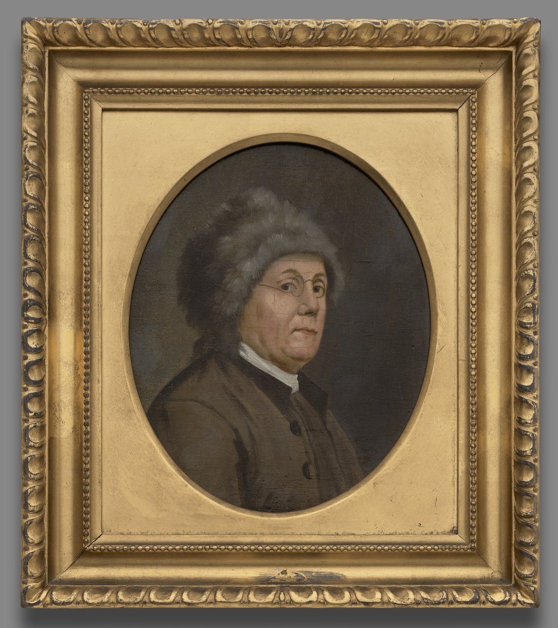 Benjamin Franklin, 1778 (olej na drewnie) autorstwa John Trumbull