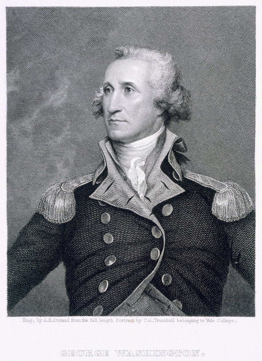 George Washington, ryty przez Ashera Browna Duranda (1796-1886) autorstwa John Trumbull