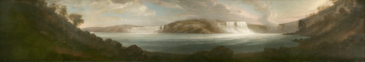 Wodospad Niagara, z dwóch mil poniżej Chippawa, 1808 autorstwa John Trumbull