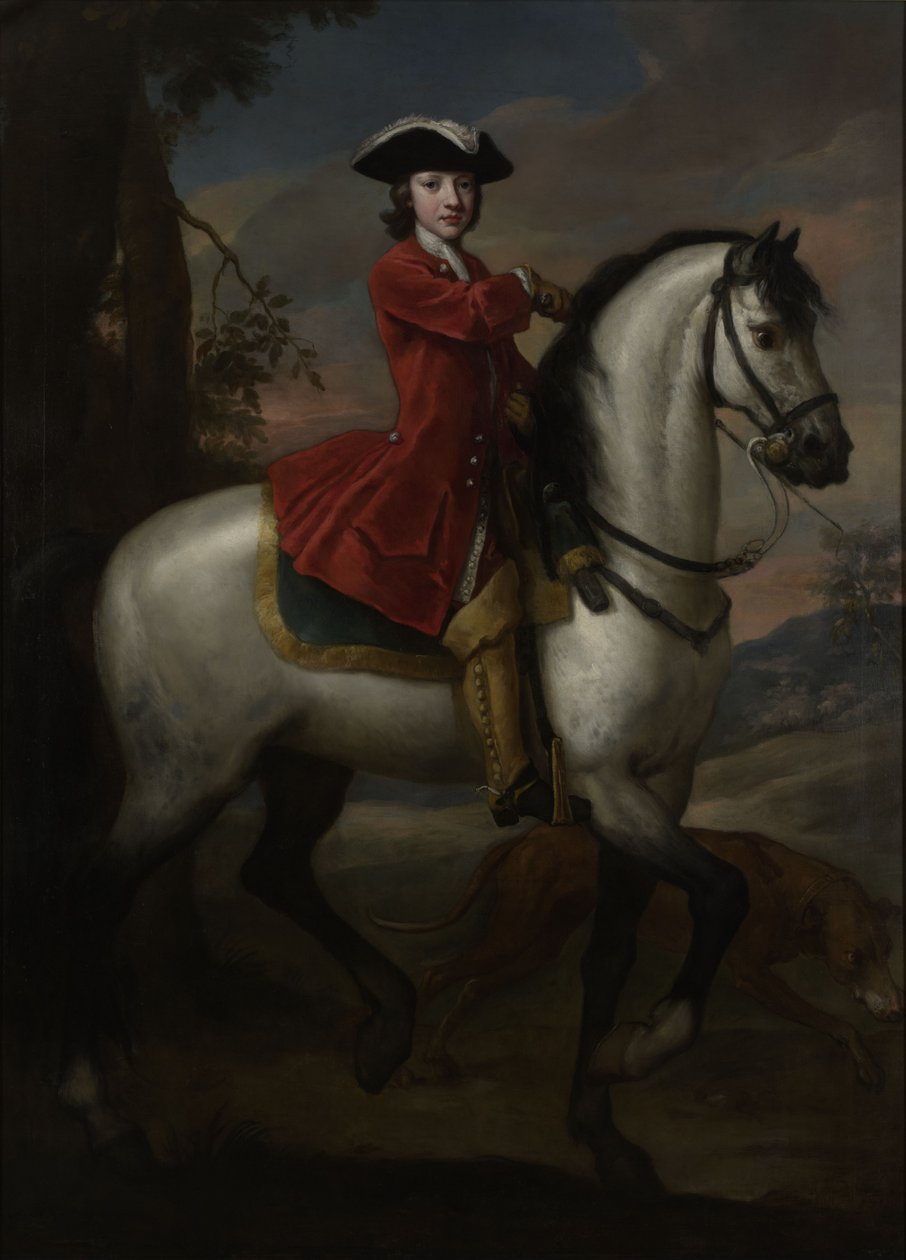 Portret Sir Charlesa Spencera, 3. księcia Marlborough (1706-1758) autorstwa John Vanderbank