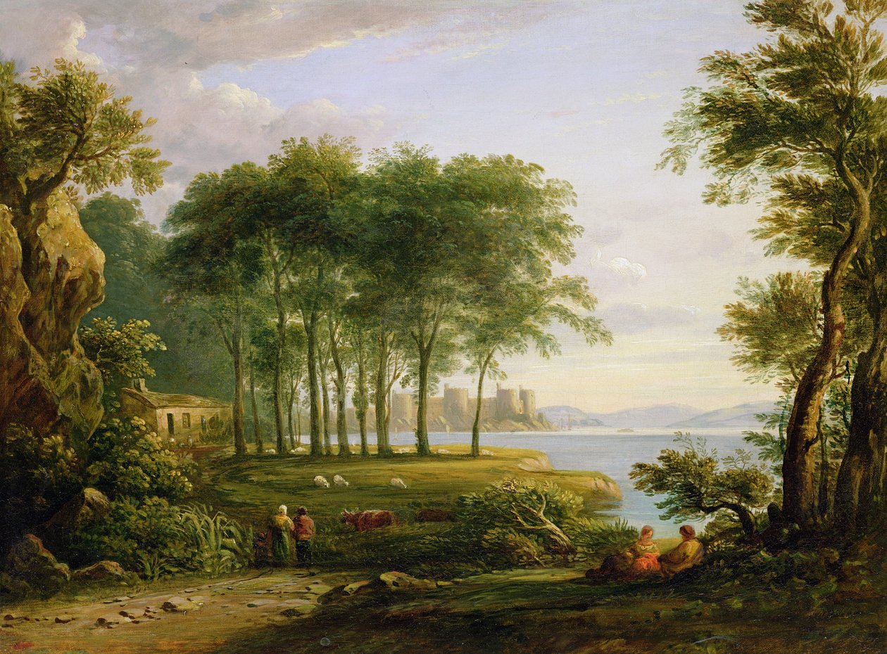 Zamek Conwy autorstwa John Varley