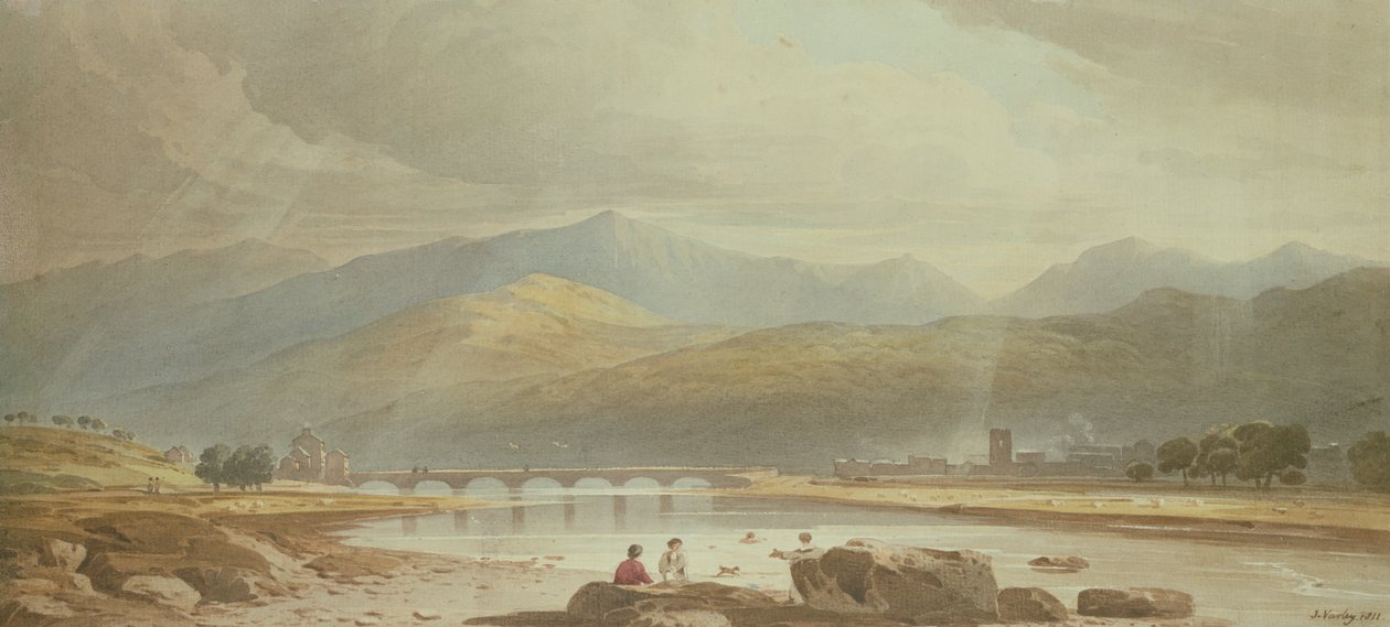 Dolgellau, 1811 r. autorstwa John Varley