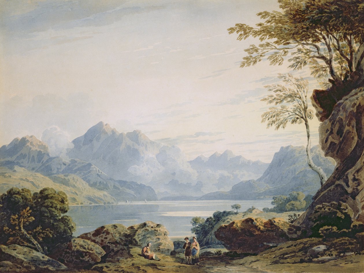 Jezioro w Snowdonii autorstwa John Varley