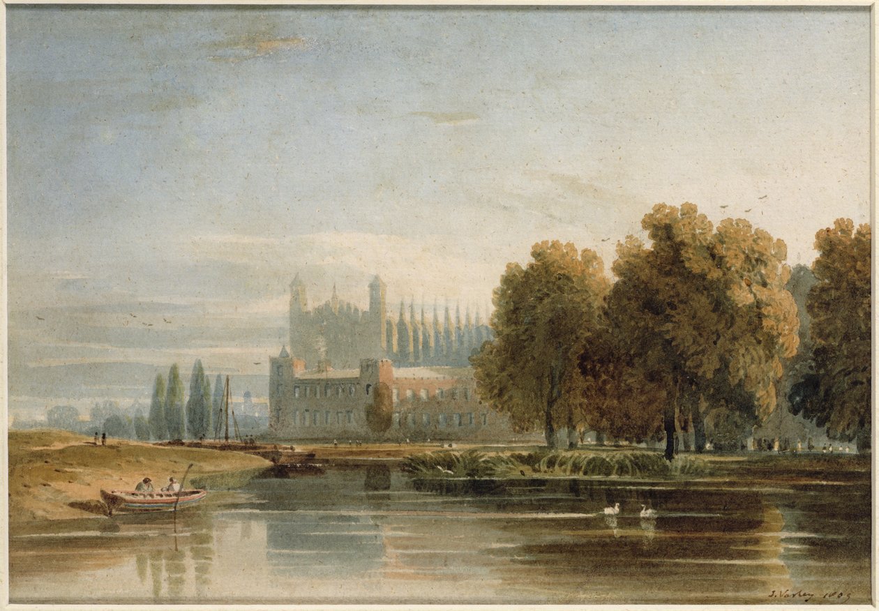 Widok Eton College autorstwa John Varley