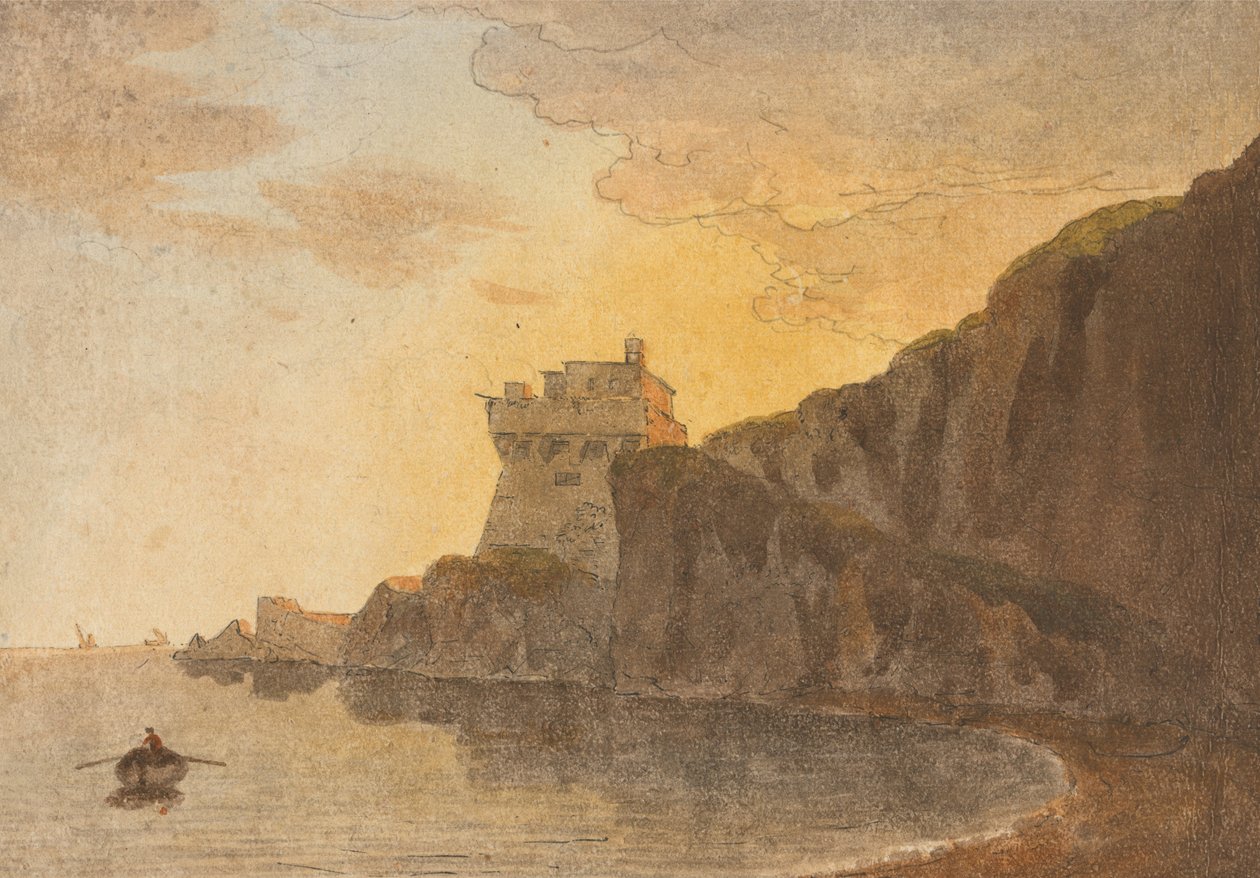 W Zatoce Salerno, w pobliżu Vietri autorstwa John Warwick Smith