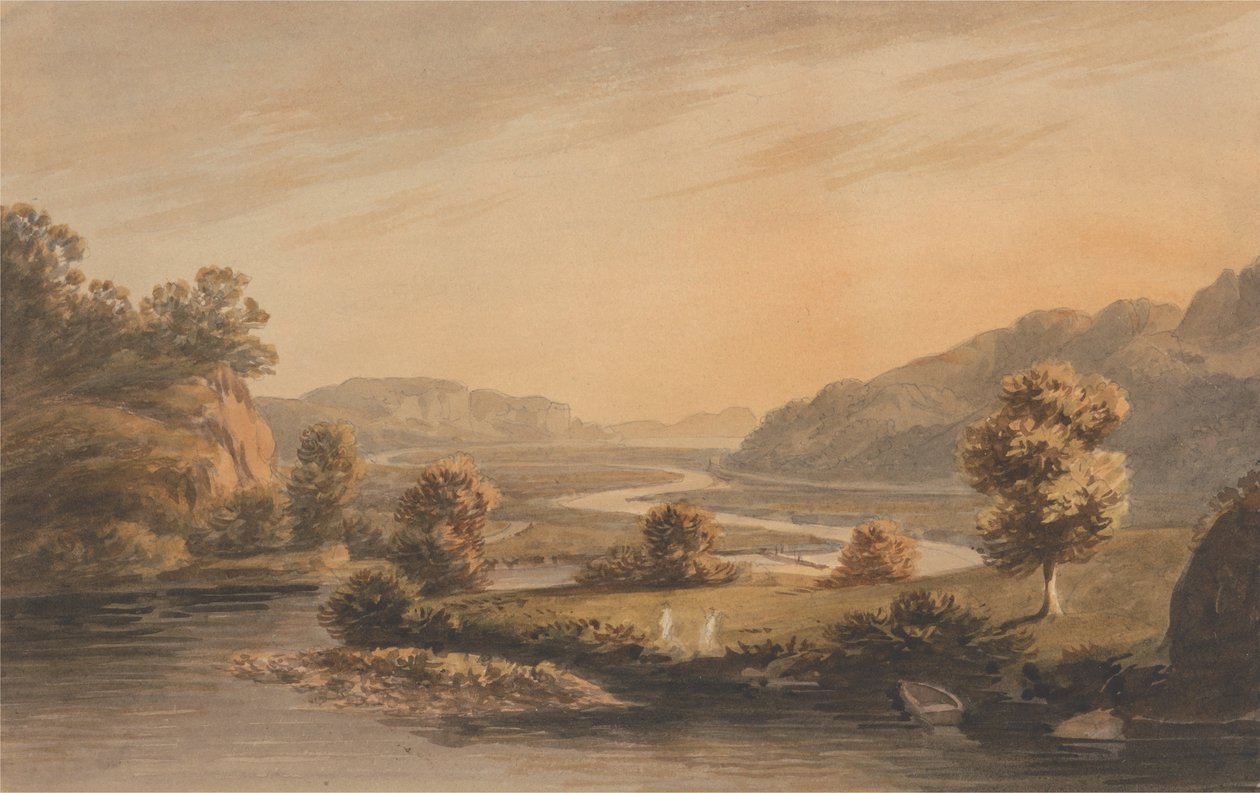 W pobliżu Pontaberglaslyn autorstwa John Warwick Smith