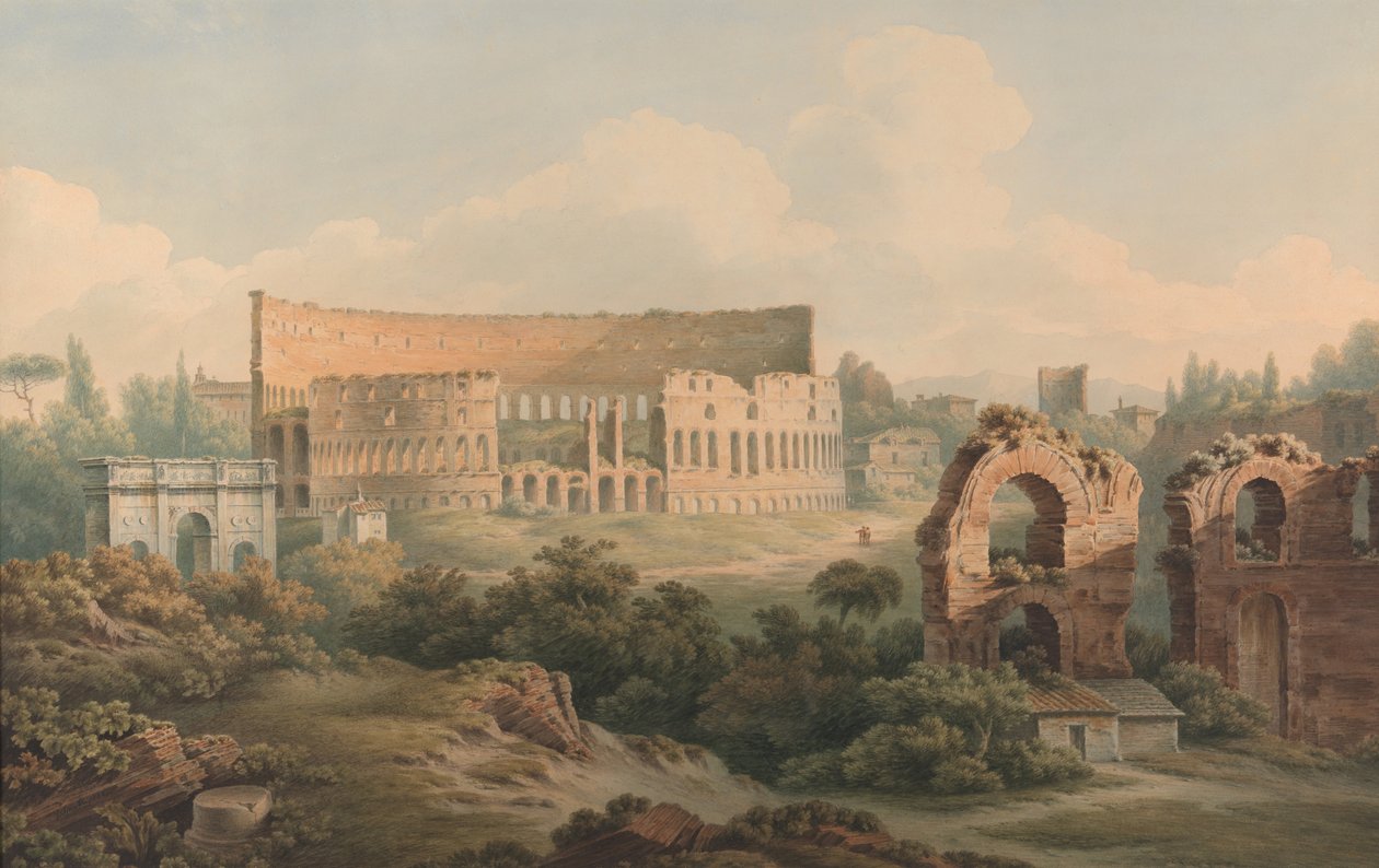 Koloseum, Rzym autorstwa John Warwick Smith