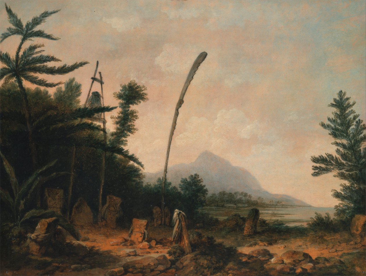 Cmentarz na Morzu Południowym autorstwa John Webber