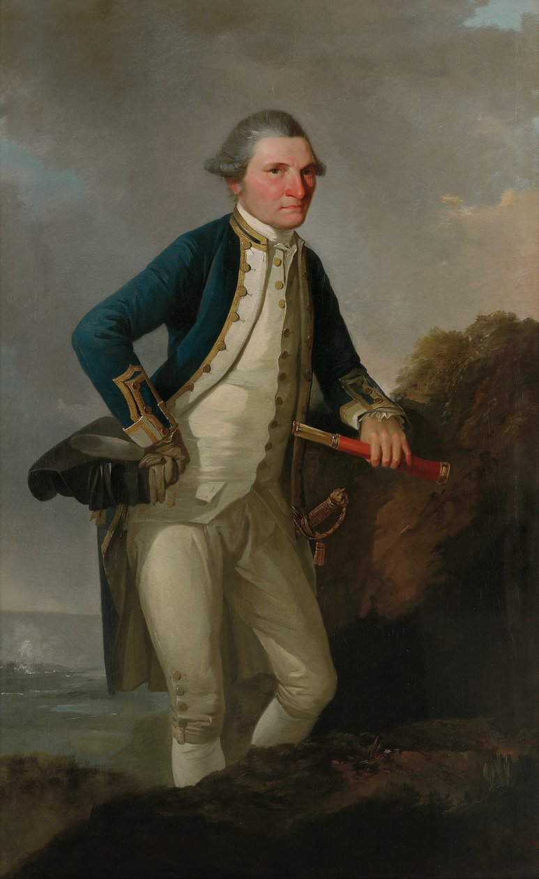 Portret kapitana Jamesa Cooka autorstwa John Webber