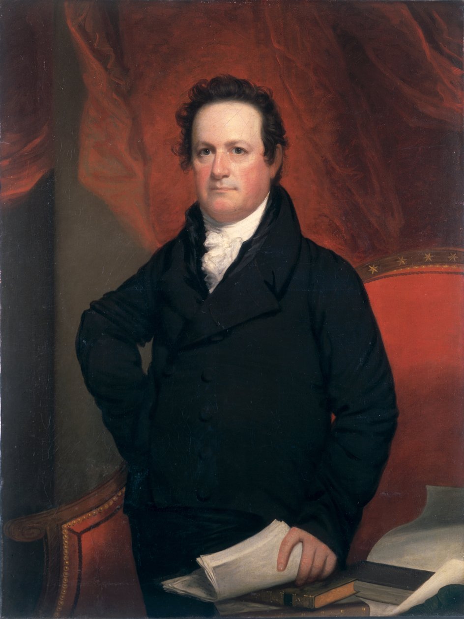 De Witt Clinton, ok.1820 autorstwa John Wesley Jarvis