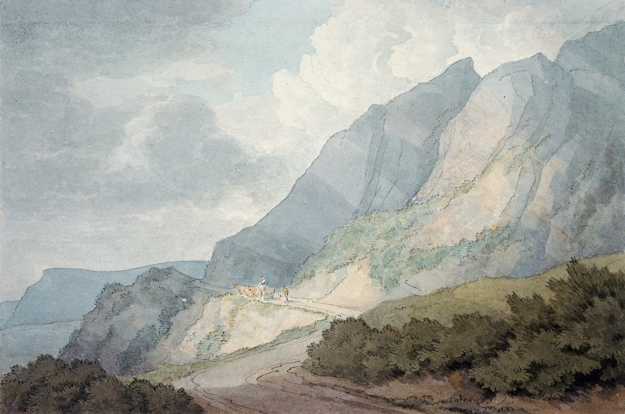 Pomiędzy Lyme Regis a Charmouth autorstwa John White Abbott