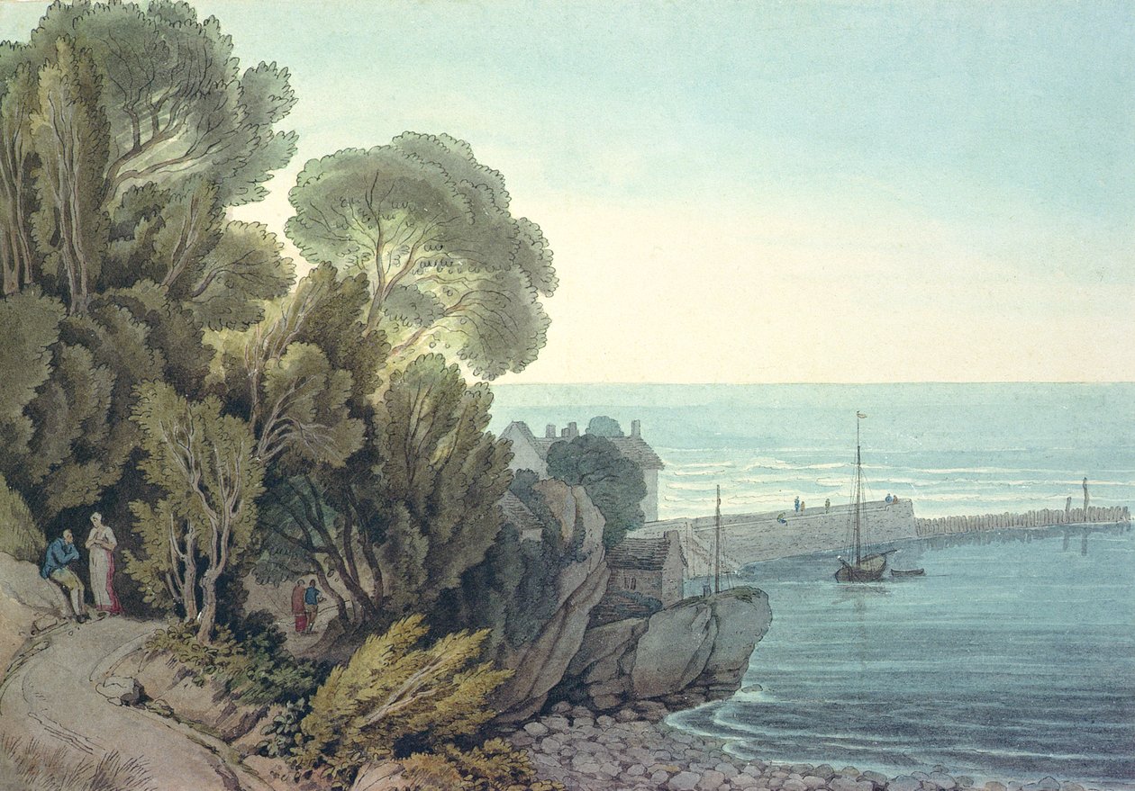 Lynmouth, Devon autorstwa John White Abbott