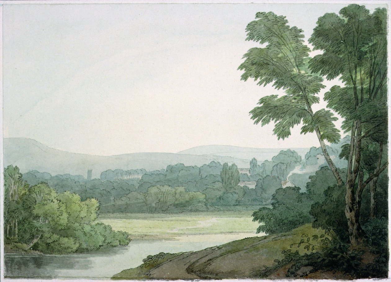 W pobliżu Washfield, Devon autorstwa John White Abbott