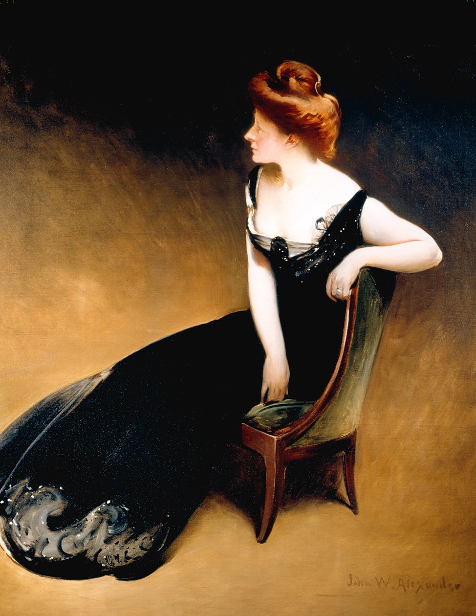 Portret pani V, pani Herman Duryea autorstwa John White Alexander
