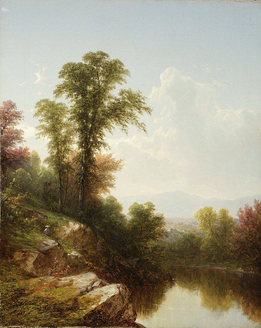 Scena rzeczna, Catskill, 1861 autorstwa John William Casilear