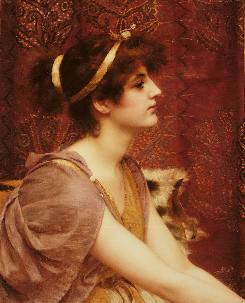 Klasyczne piękno, 1892 autorstwa John William Godward