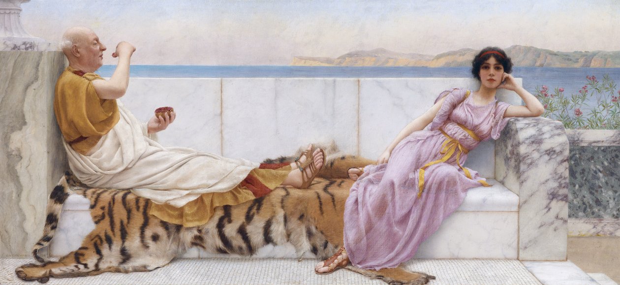 Osiemdziesiąt i osiemnaście autorstwa John William Godward