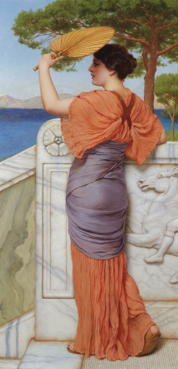 Na balkonie autorstwa John William Godward
