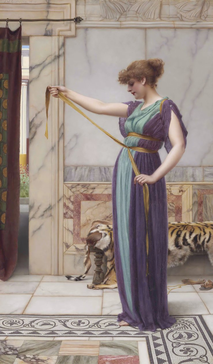 Nieznany obraz autorstwa John William Godward